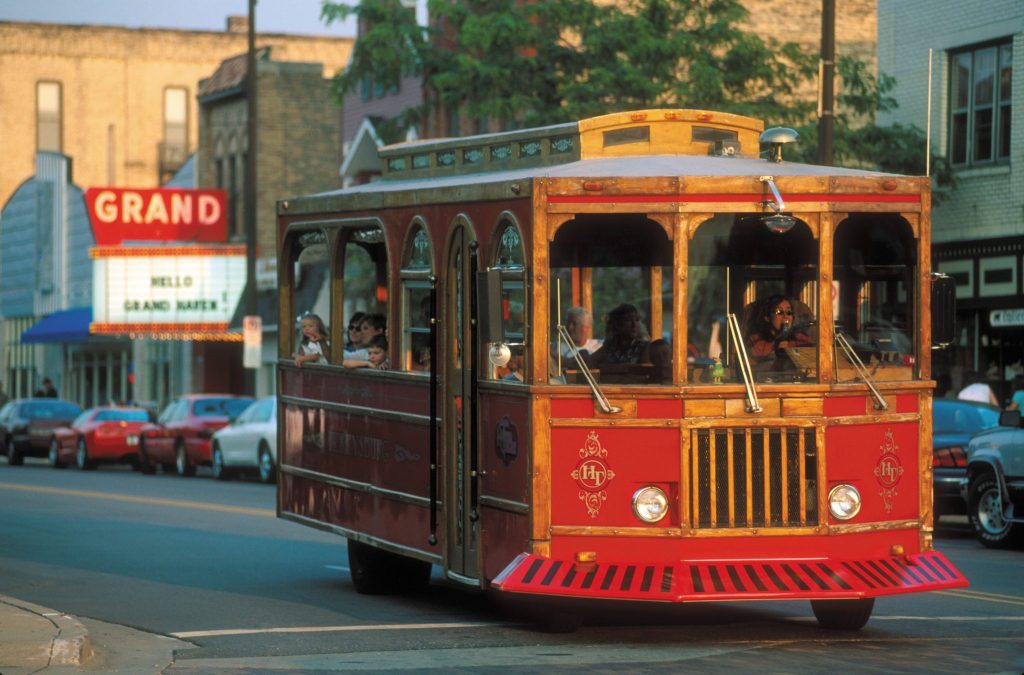 Grand Haven Trolley. Photo Credit: Ed Post Grand Haven Trolley. Photo Credit: Ed Post