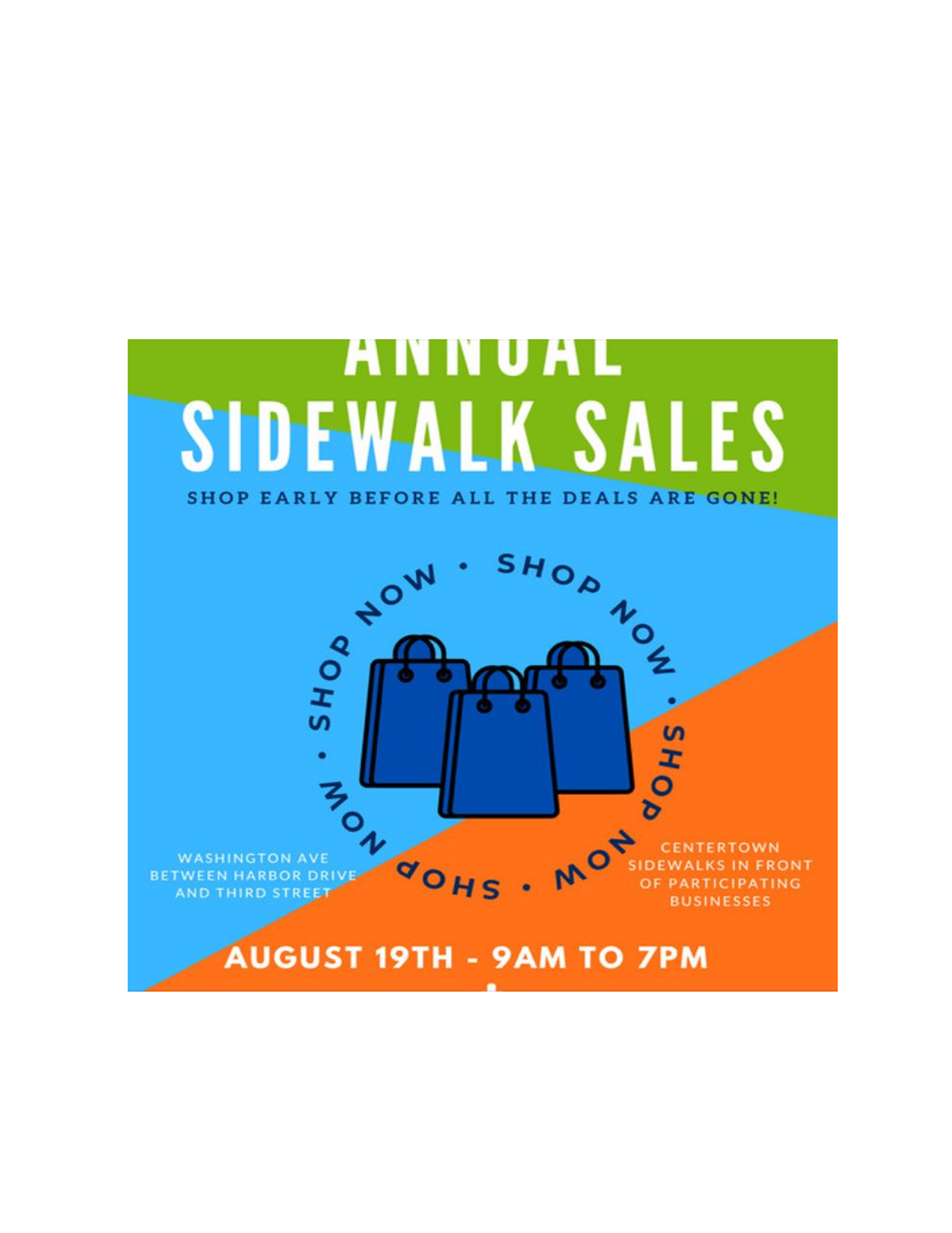 sidewalk sales 2022 Grand Haven